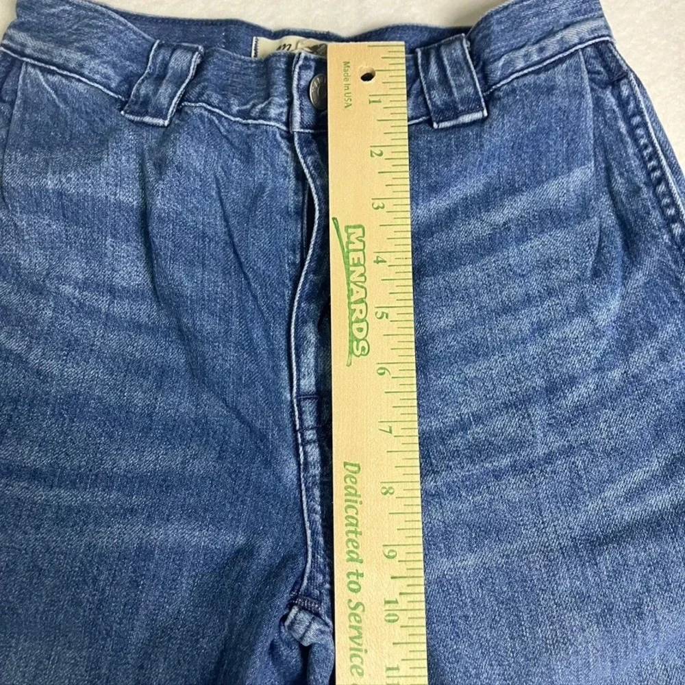 Madewell Womens Size 23 Jeans Medium Wash‎ High Rise Straight Leg Cotton Factory